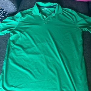 Men’s large Nike golf polo. Green. Stretchy material